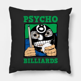 Psycho Billiards Pillow