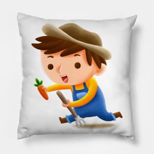 Kids Farmer Pillow