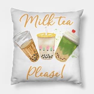 Milktea please! Pillow