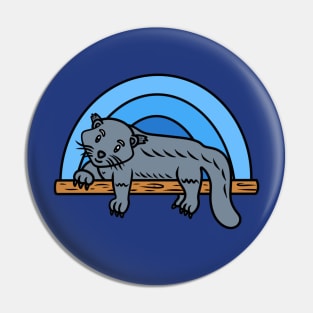 Cute binturong Pin