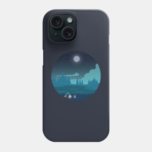 over the midnight moon Phone Case