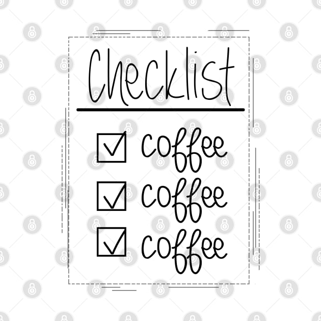 Coffee Checklist by maddula