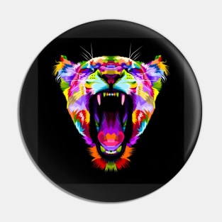 Female lion Pin