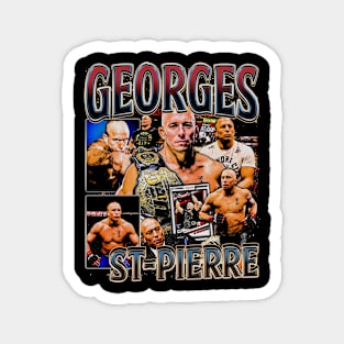 Georges St-Pierre Vintage Bootleg Magnet