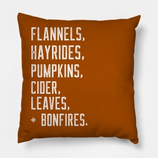 A Few of My Favorite Fall Things Pillow