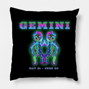 Gemini 9b Black Pillow