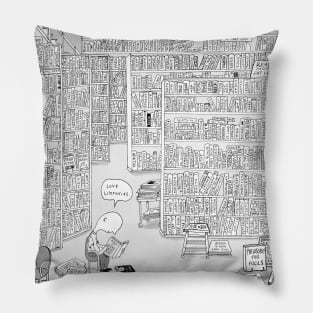 Love libraries Pillow