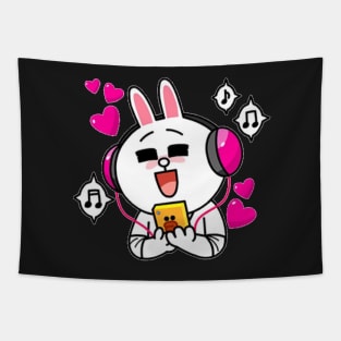 brown and cony Tapestry