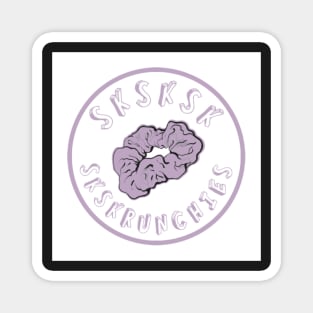 SKSKSK Scrunchie Sticker VSCOGRL Visco Girl Purple Pastel Gifts for Girls Magnet