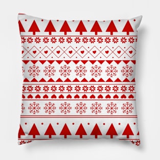 Ugly Sweater Pattern Pillow