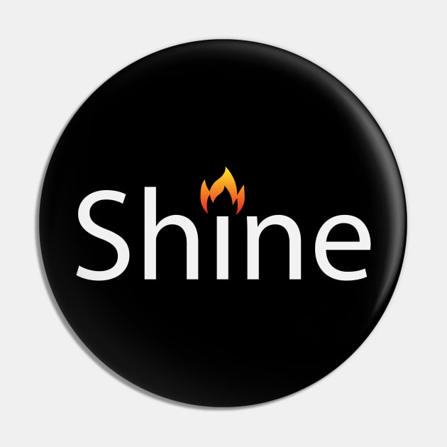 Shine artistic text design Pin by BL4CK&WH1TE 