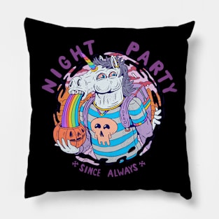 Night Party Unicorn Pillow