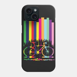 Rainbow bicycle Phone Case