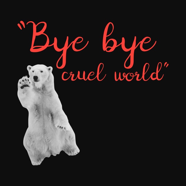 BEAR BYE WAVING by Utopic Slaps