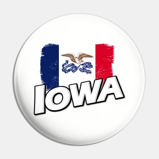 Iowa flag Pin