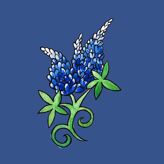 Texas Bluebonnets by bubbsnugg