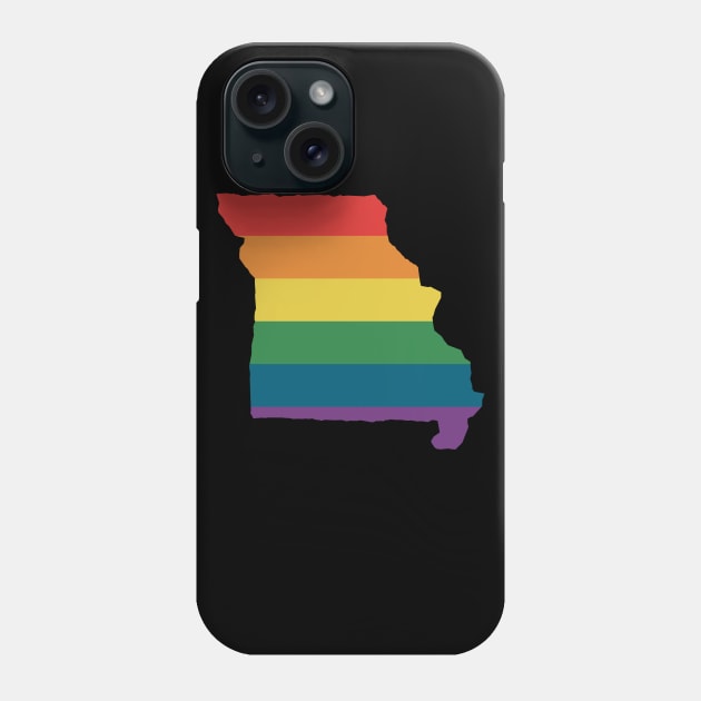 Missouri State Rainbow Phone Case by n23tees