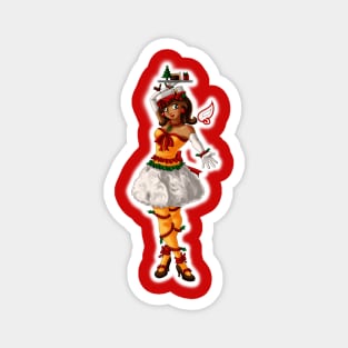 Christmas Cake - Sweet Fairies Magnet