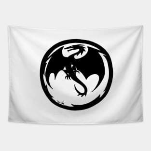 Black Dragon Tapestry