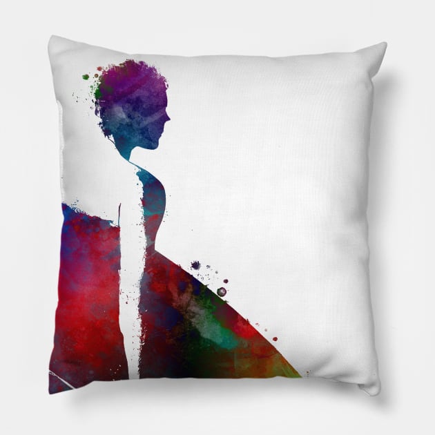 Surfer sport art #surfer #sport Pillow by JBJart