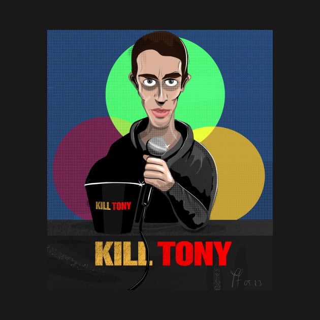 Tony Hinchcliffe Illustration - Kill Tony Podcast Merch & Gifts by Ina