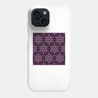 Violet Hexagon Pattern Phone Case