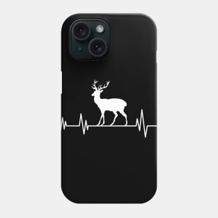 moose heartbeat lover,moose gift animal deer nature in alaska elk Phone Case