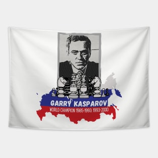 Garry Kasparov Chess Russian GM Tapestry