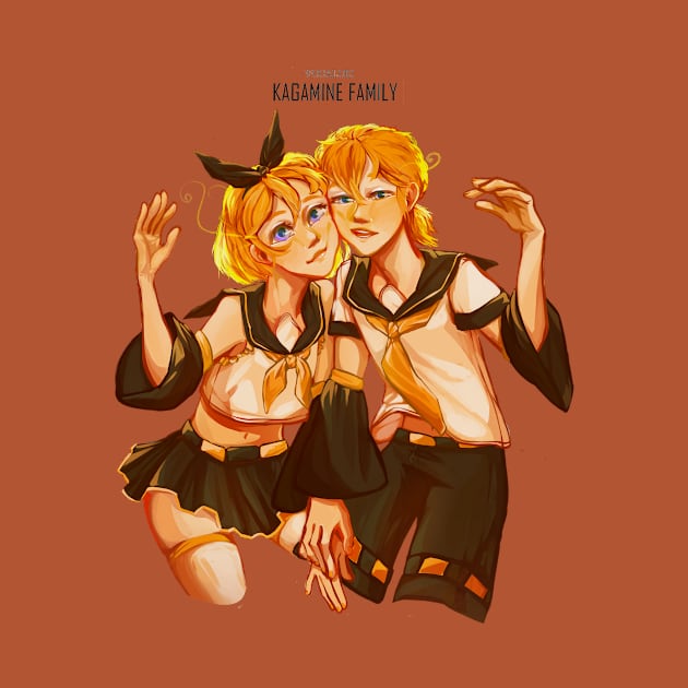 VOCALOID Kagamine family by SofiaValtieri