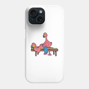 Flamingo massages - Physiotherapy Phone Case