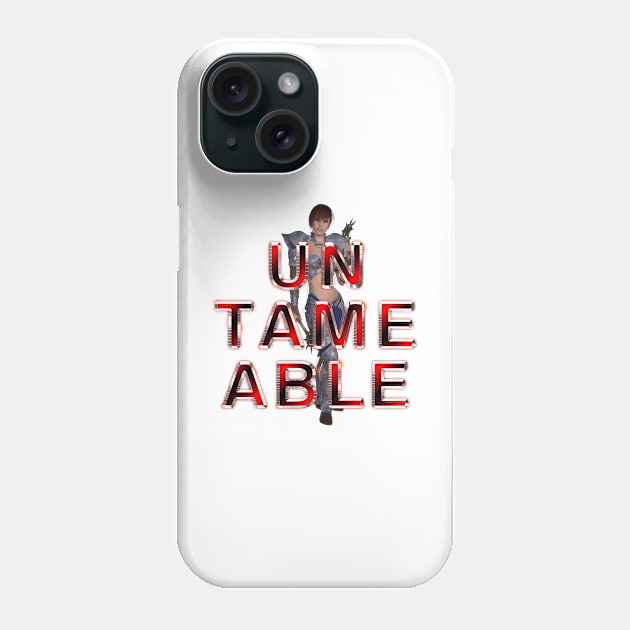 Untameable Phone Case by teepossible