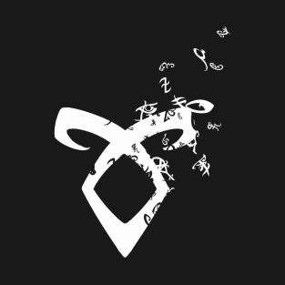 Shadowhunters rune - white runes T-Shirt