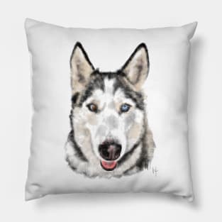 Husky Dog Pooch Pup Pillow