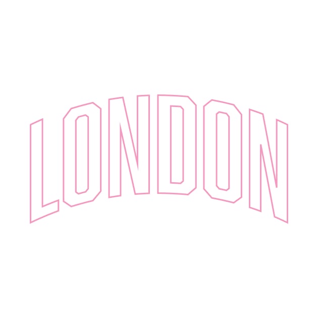 London Pink Outline by Good Phillings