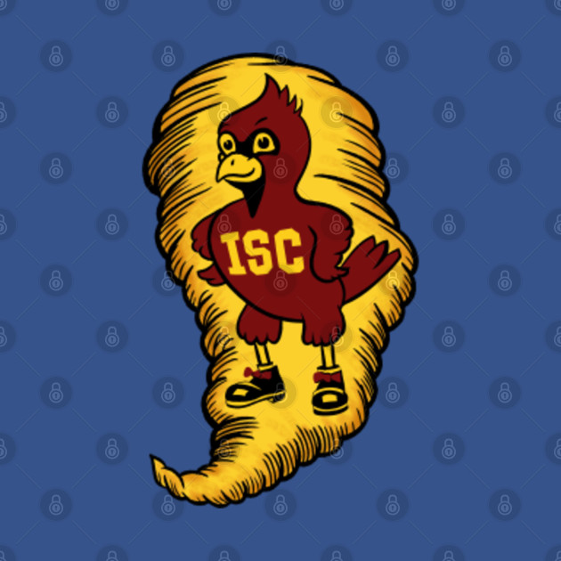 Disover Vintage Iowa S. Cyclone Mascot logo - Cyclones - T-Shirt