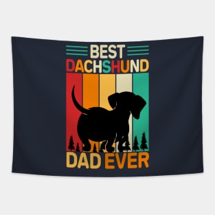 Best Dachshund Dad Ever Tapestry