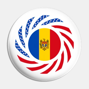 Moldovan American Multinational Patriot Flag Series Pin