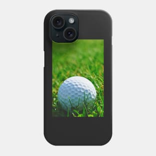 Golf Ball in Grass Phone Case