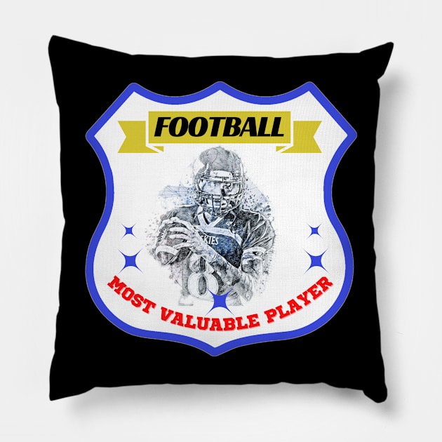 Most valuable player Pillow by Aspectartworks