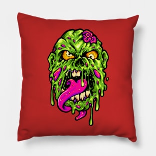 scary face zombie Pillow