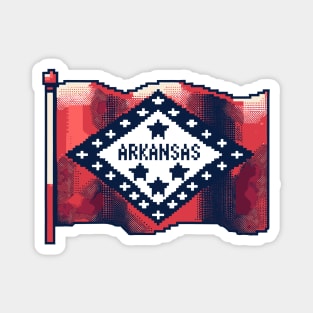 80s Arkansas Flag Magnet