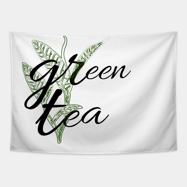 Green tea Tapestry by TotaSaid