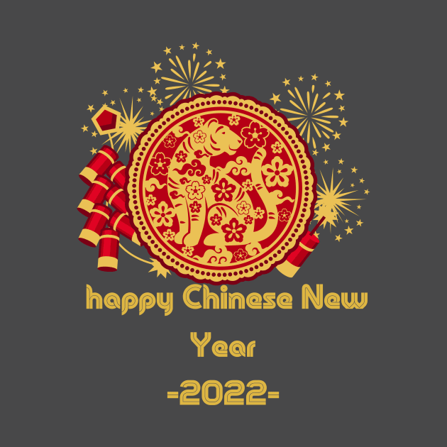 Happy Chinese New Year 2022 Year of The Tiger Zodiac Tiger by NessYou