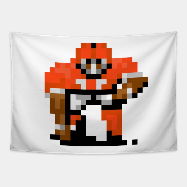 16-Bit Lineman - Cincinnati Tapestry by The Pixel League