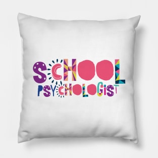 Cute School Psychologist Gift Idea Back to School Pillow