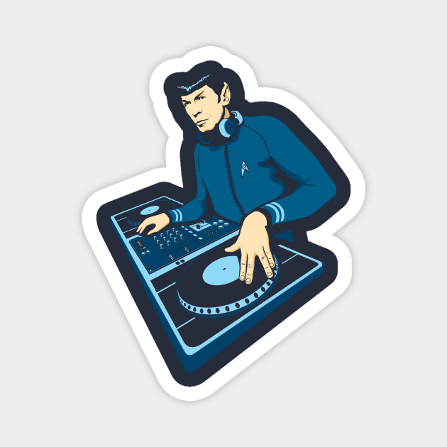 Dj Vulcano Magnet by RedBug01