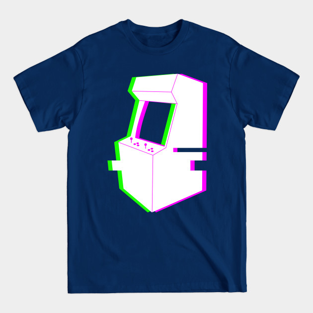 Disover Retro Glitch Arcade Machine - Machine - T-Shirt
