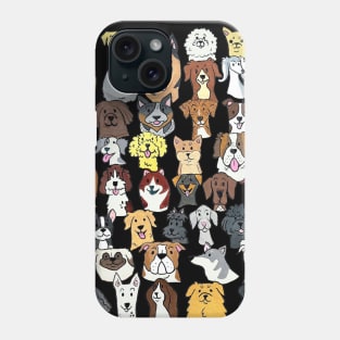 Dogs Dogs Dogs in Color Phone Case