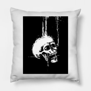 Smoking Skull Pillow