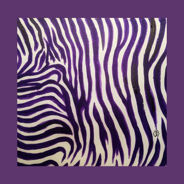 Zebra Vineyard Camo by Matt Starr Fine Art